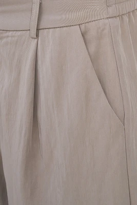 Pleated Viscose Shorts | Ema&Carla