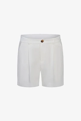 Pleated Viscose Shorts | Ema&Carla