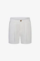 Pleated Viscose Shorts | Ema&Carla