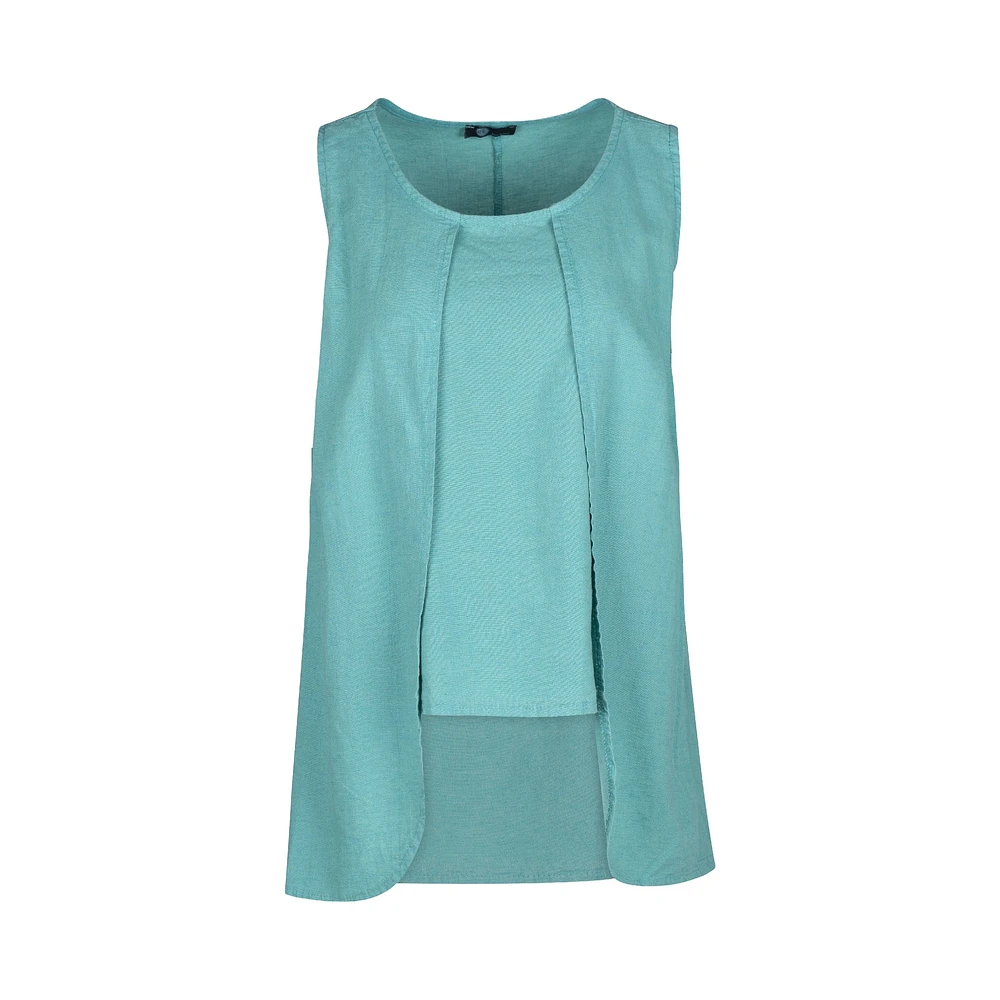 Women's Woven Sleeveless Top
