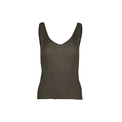Astrid — Haut en tricot sans manches pour femme