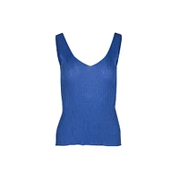 Astrid — Haut en tricot sans manches pour femme