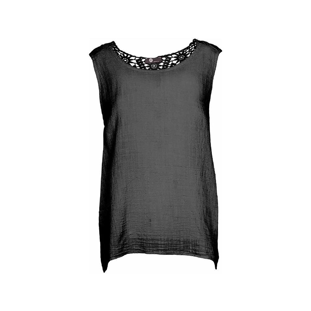 M Made italy — Women's Woven Sleeveless Top