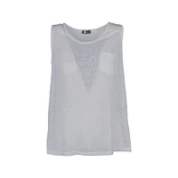 M Made Italy — Haut sans manches en tricot pour femme