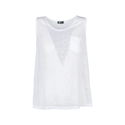M Made Italy — Haut sans manches en tricot pour femme