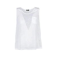 M Made Italy — Haut sans manches en tricot pour femme