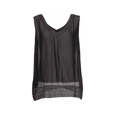 M Made italy — Women's Woven Sleeveless Top