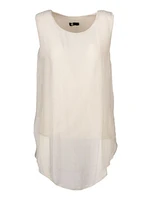 M Made Italy – Ladies Woven Sleeveless Top