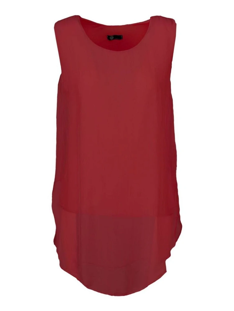 M Made Italy – Ladies Woven Sleeveless Top