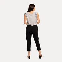 M Made Italy — Women's Woven Sleeveless Top