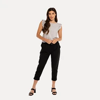 M Made Italy — Women's Woven Sleeveless Top