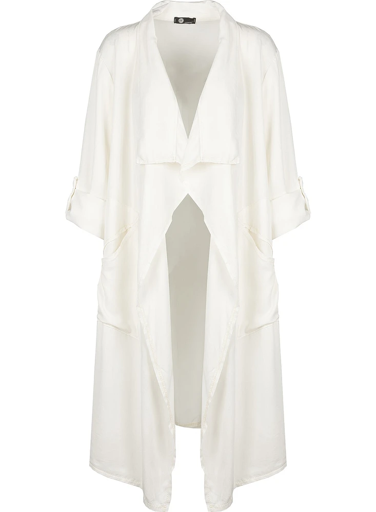 Cardigan tissé à manches longues pour femme (17/10380S)