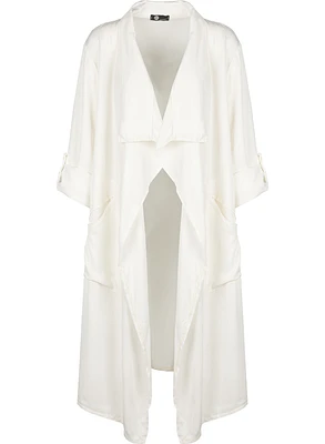 Cardigan tissé à manches longues pour femme (17/10380S)