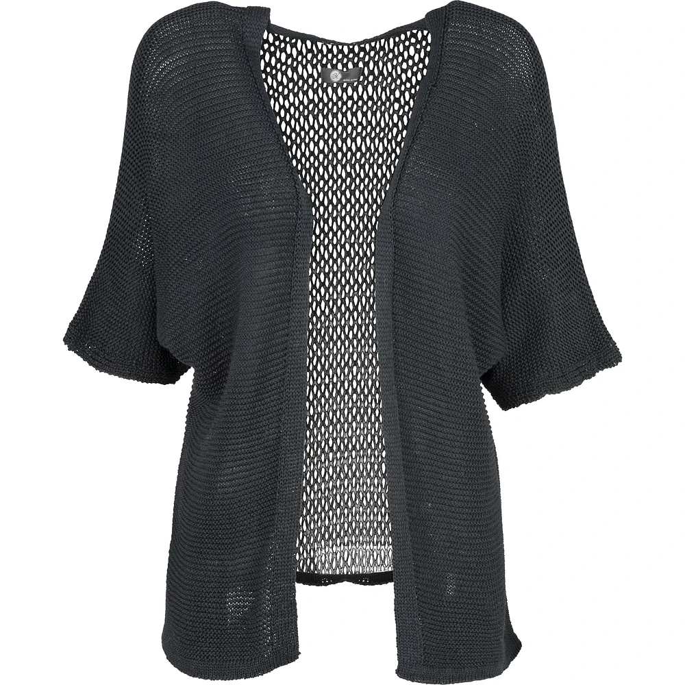 Elbow Length Sleeve Knit Cardigan