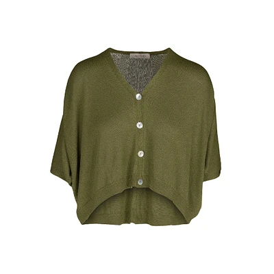 Astrid — Cardigan ouvert en maille pour femme