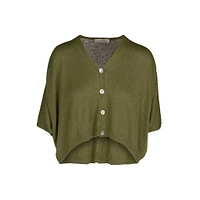 Astrid — Cardigan ouvert en maille pour femme