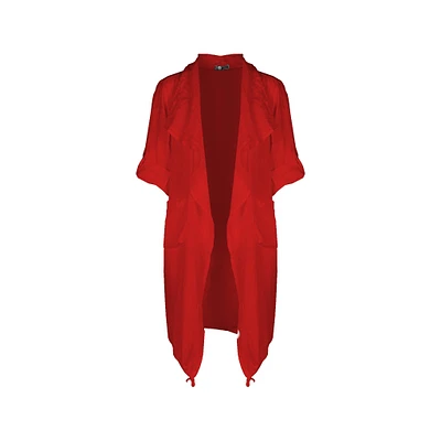 M Made Italy — Cardigan tissé à manches longues pour femme