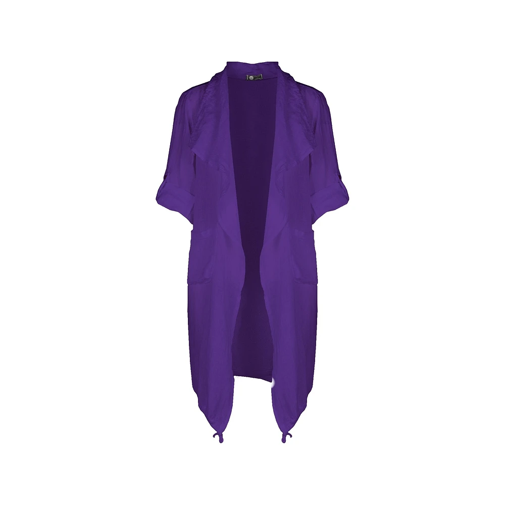 M Made Italy — Cardigan tissé à manches longues pour femme