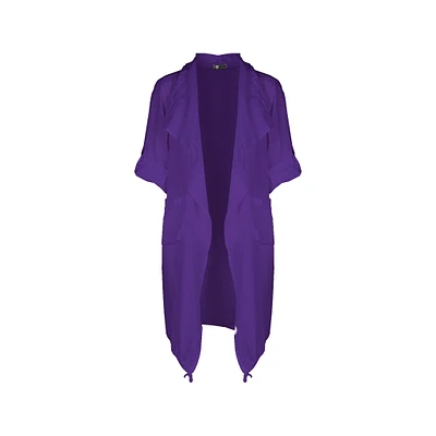 M Made Italy — Cardigan tissé à manches longues pour femme