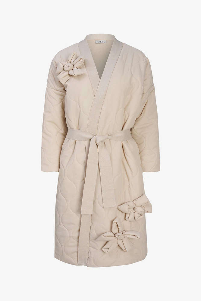 Quilted Belted Coat | Ema&Carla