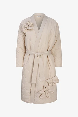 Quilted Belted Coat | Ema&Carla