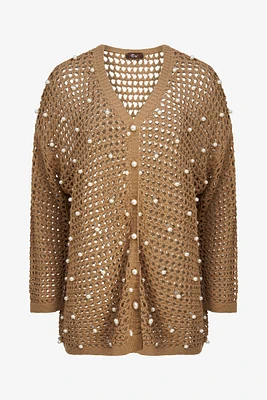 Cardigan en maille perlée | Ema&Carla
