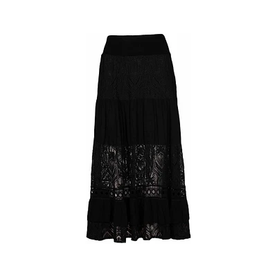 M Made Italy — Jupe tissée pour femme