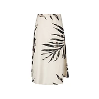 Astrid — Jupe tissée élégante pour femme Imprimé palmier