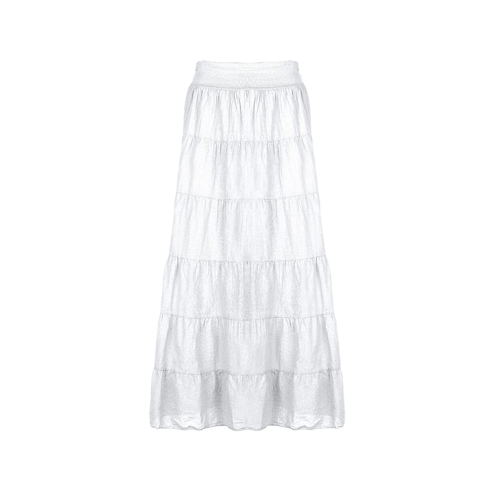 M Made Italy — Jupe tissée et tricotée pour femme