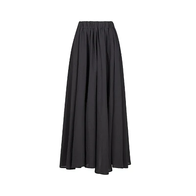 Astrid — Jupe tissée élégante pour femme Noir