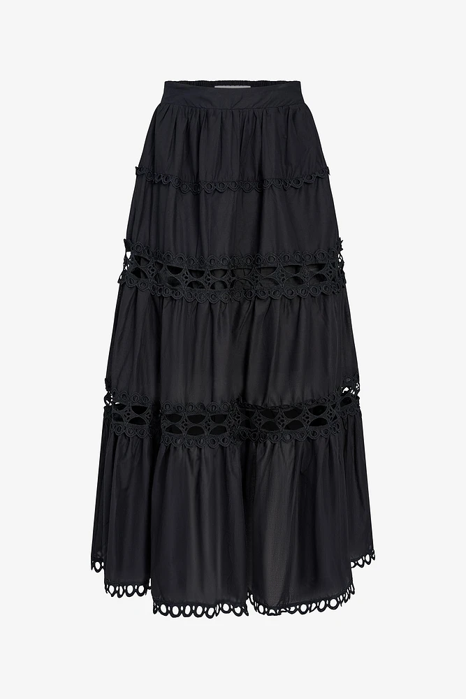Tiered Cotton Skirt | Ema&Carla