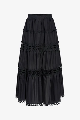 Tiered Cotton Skirt | Ema&Carla