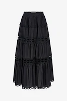 Tiered Cotton Skirt | Ema&Carla