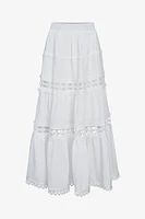 Tiered Cotton Skirt | Ema&Carla