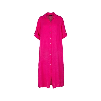 M Made Italy — Women's Woven Three-Quarter Sleeve Dress