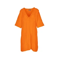 M Made Italy — Robe tissée à manches mi-longues pour femme