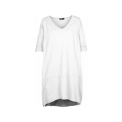 M Made Italy — Robe en tricot à manches 3/4 pour femme