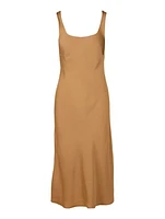 M Made Italy – Robe nuisette tissée pour femme