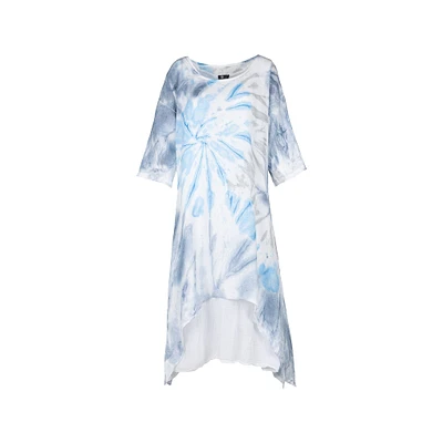 M Made Italy — Women's Woven Three-Quarter Sleeve Dress