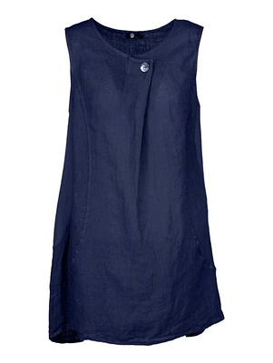 Ladies Woven Sleeveless Dress | M Made Italy