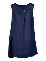 Ladies Woven Sleeveless Dress | M Made Italy
