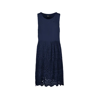 M Made Italy — Robe tissée sans manches pour femme