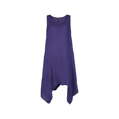 M Made Italy — Robe tissée sans manches pour femme