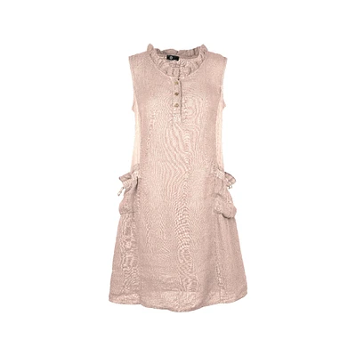 M Made Italy — Women's Woven and Knitted Sleeveless Dress
