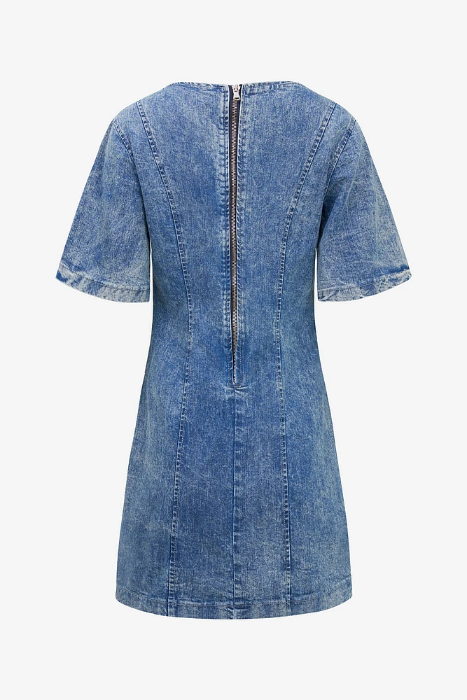 Denim Short Dress | Ema&Carla