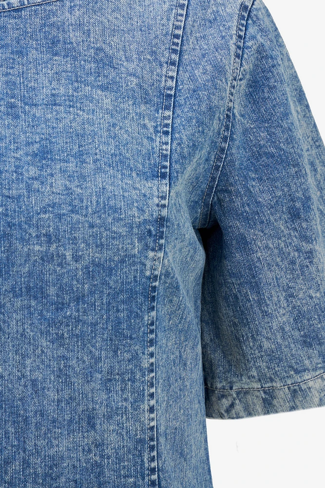 Denim Short Dress | Ema&Carla