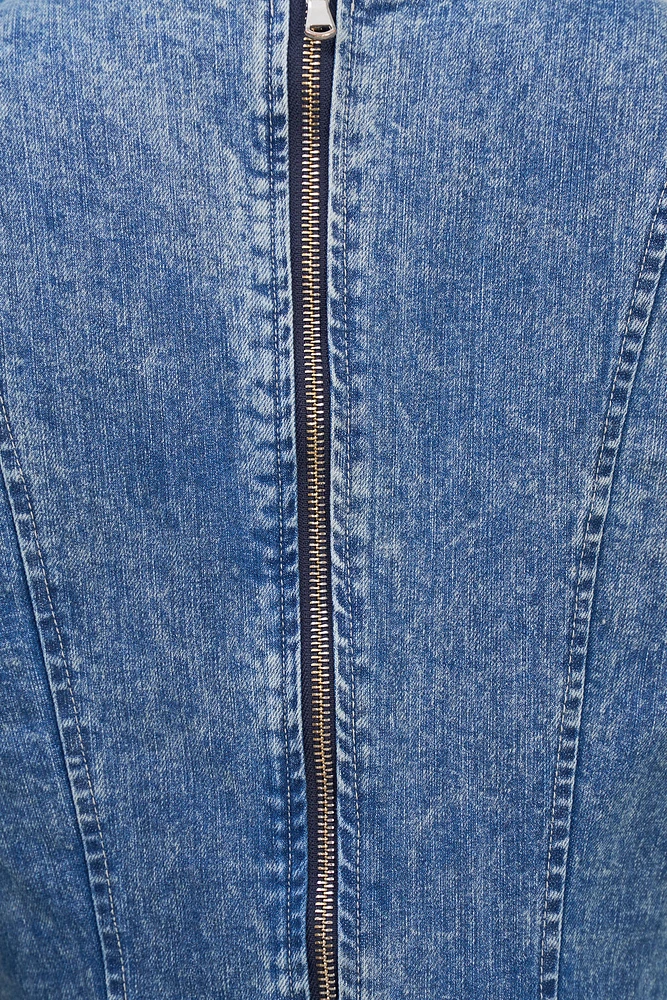 Denim Short Dress | Ema&Carla
