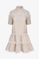 Lace Trim Dress | Ema&Carla