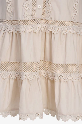 Lace Trim Dress | Ema&Carla