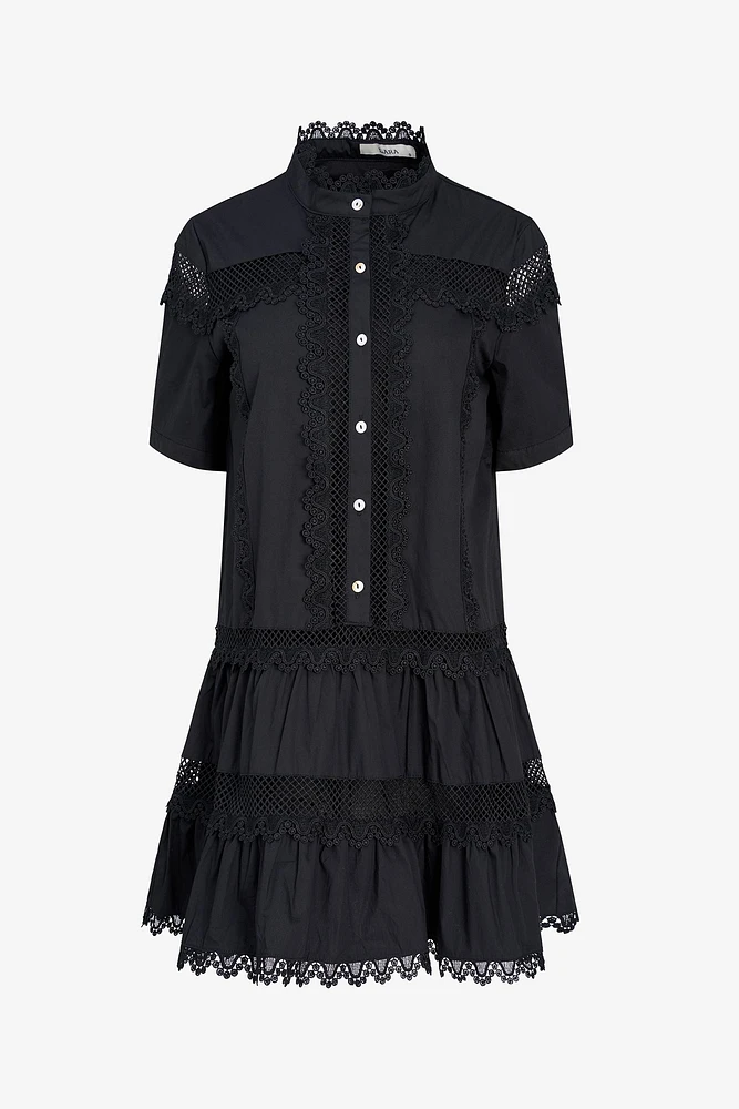 Lace Trim Dress | Ema&Carla